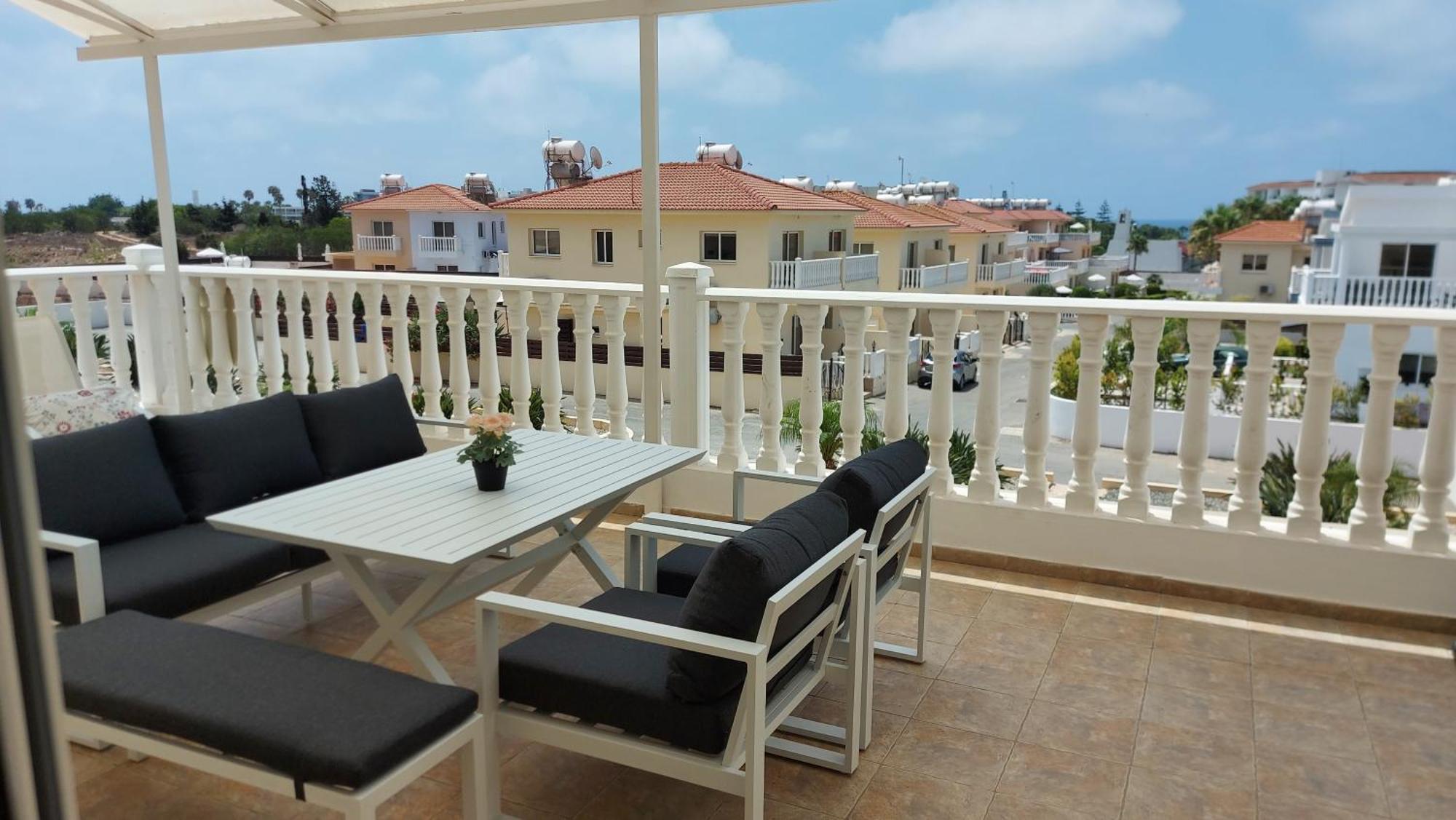 Nissi Golden Sands Sea View 2 Bedroom Apartment ไอยานาปา ภายนอก รูปภาพ